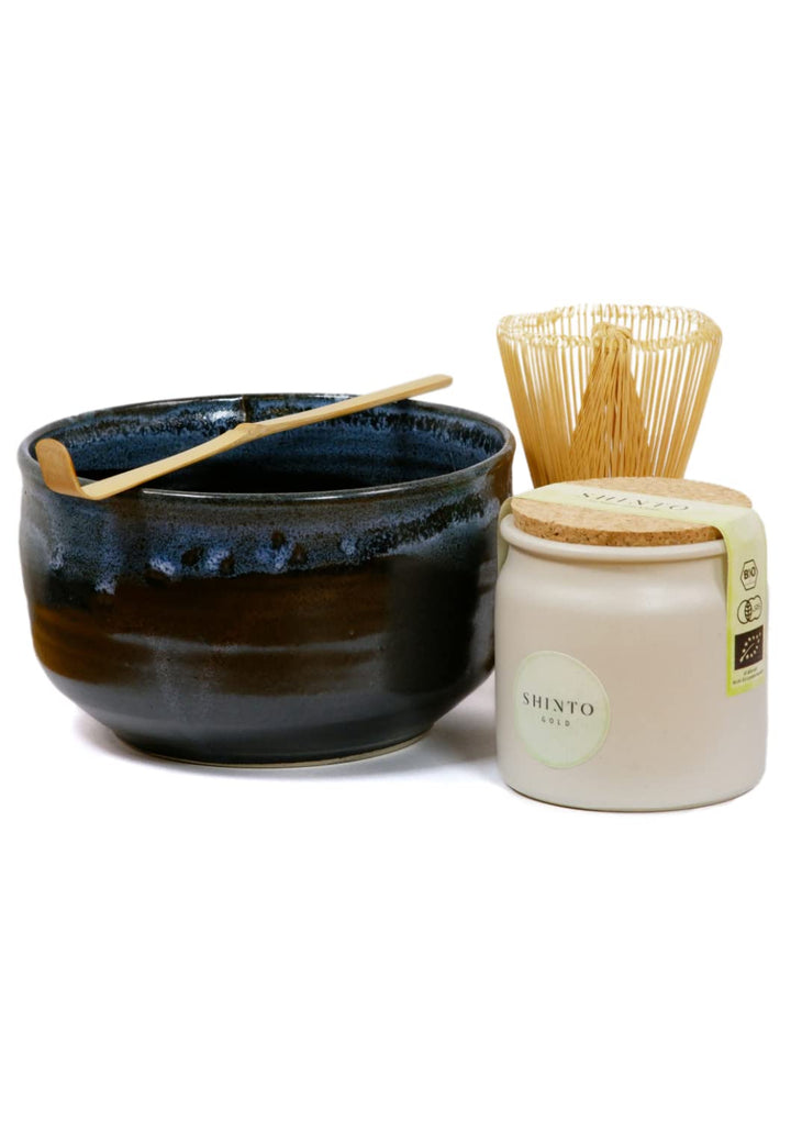Matcha Tee Set Shinto® Gold - Super Premium Bio Matcha Tee - beschattet & handgepflückt aus Uji Japa