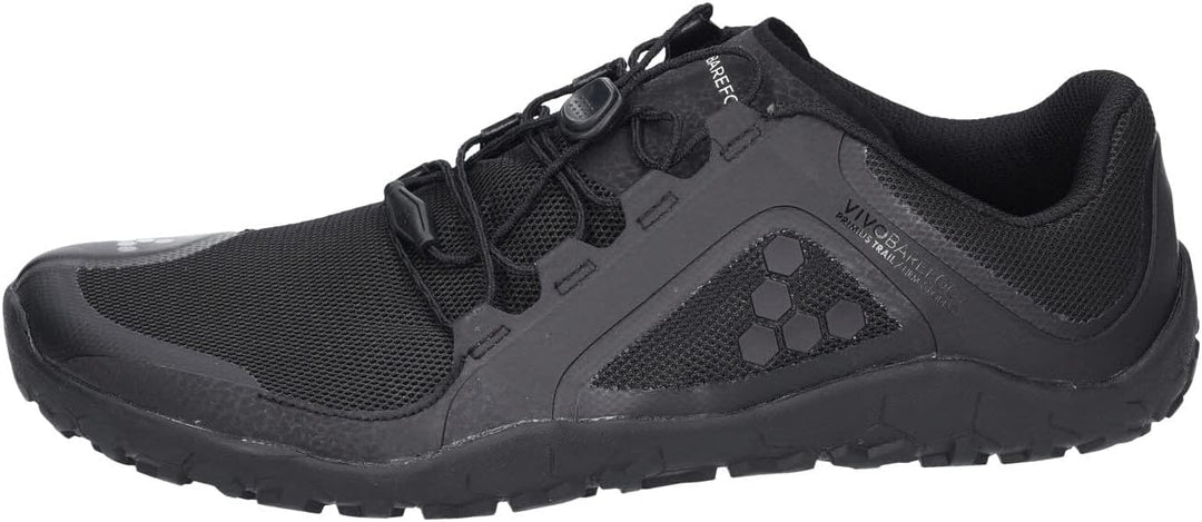 VIVOBAREFOOT Herren Primus Trail Ii All Weather Fg Sneaker 49 EU Weit Obsidian, 49 EU Weit Obsidian