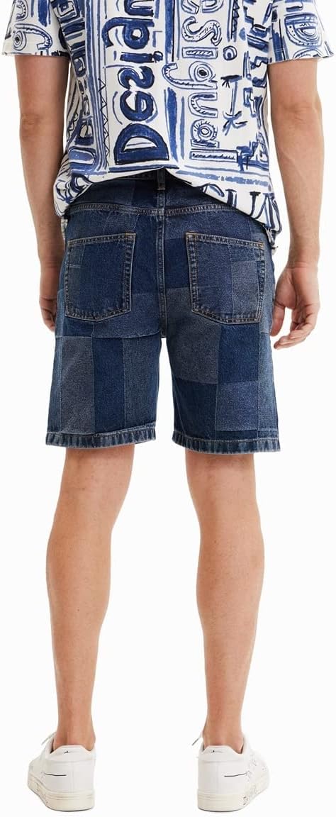 Desigual Herren Jeans 28 Blau, 28 Blau