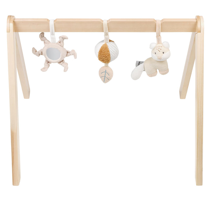 Nattou Holzbogen, Mit Spielzeug und zahlreichen Aktivitäten, Fuchs, 59,5 cm, Flo, Oli & Ernest, Flo