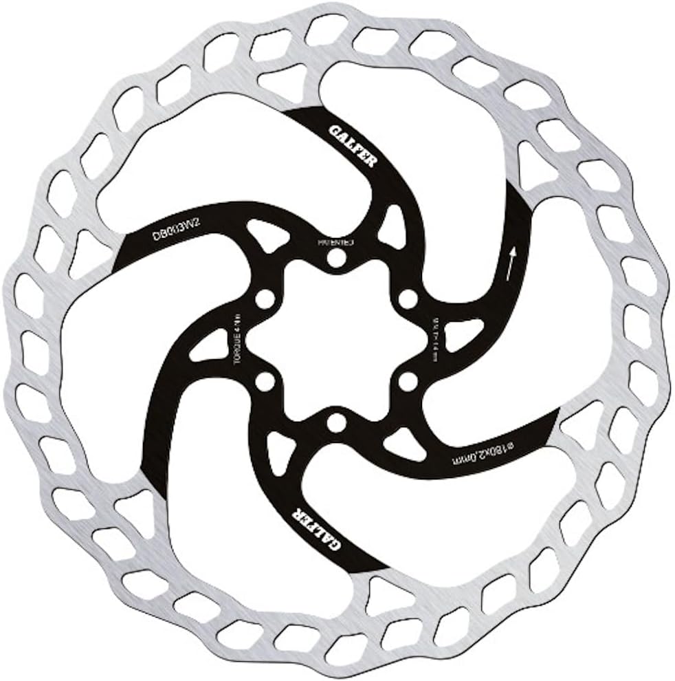Galfer D.223 Unisex-Erwachsene Wave Bremsscheibe, Schwarz, One Size Schwarz Einheitsgrösse, Schwarz