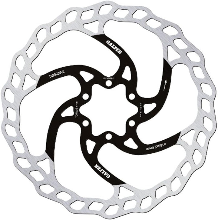Galfer D.223 Unisex-Erwachsene Wave Bremsscheibe, Schwarz, One Size Schwarz Einheitsgrösse, Schwarz
