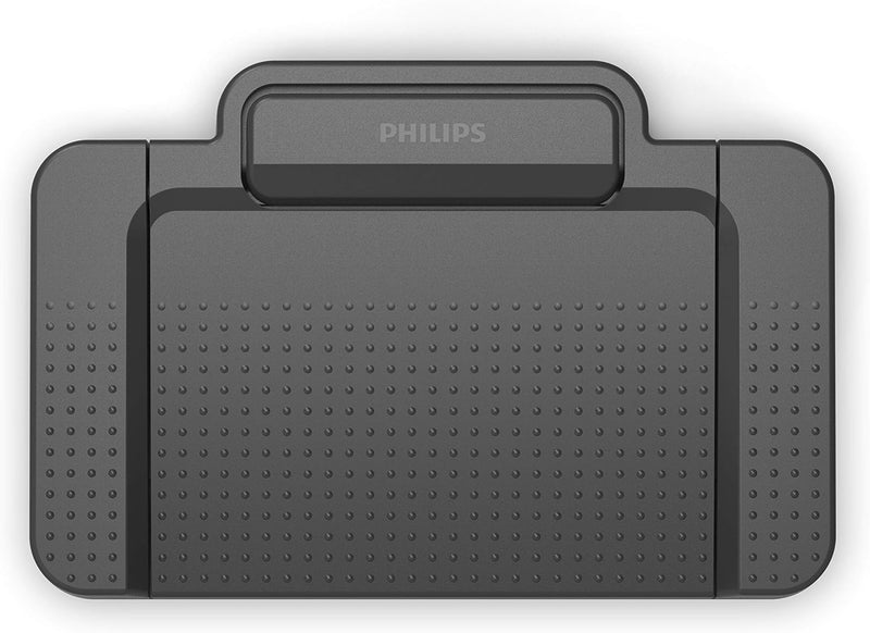 Philips LFH7277/08 SpeechExec Transkriptionsset, ergonomischer USB-Fussschalter ACC2330, Stereo-Unte