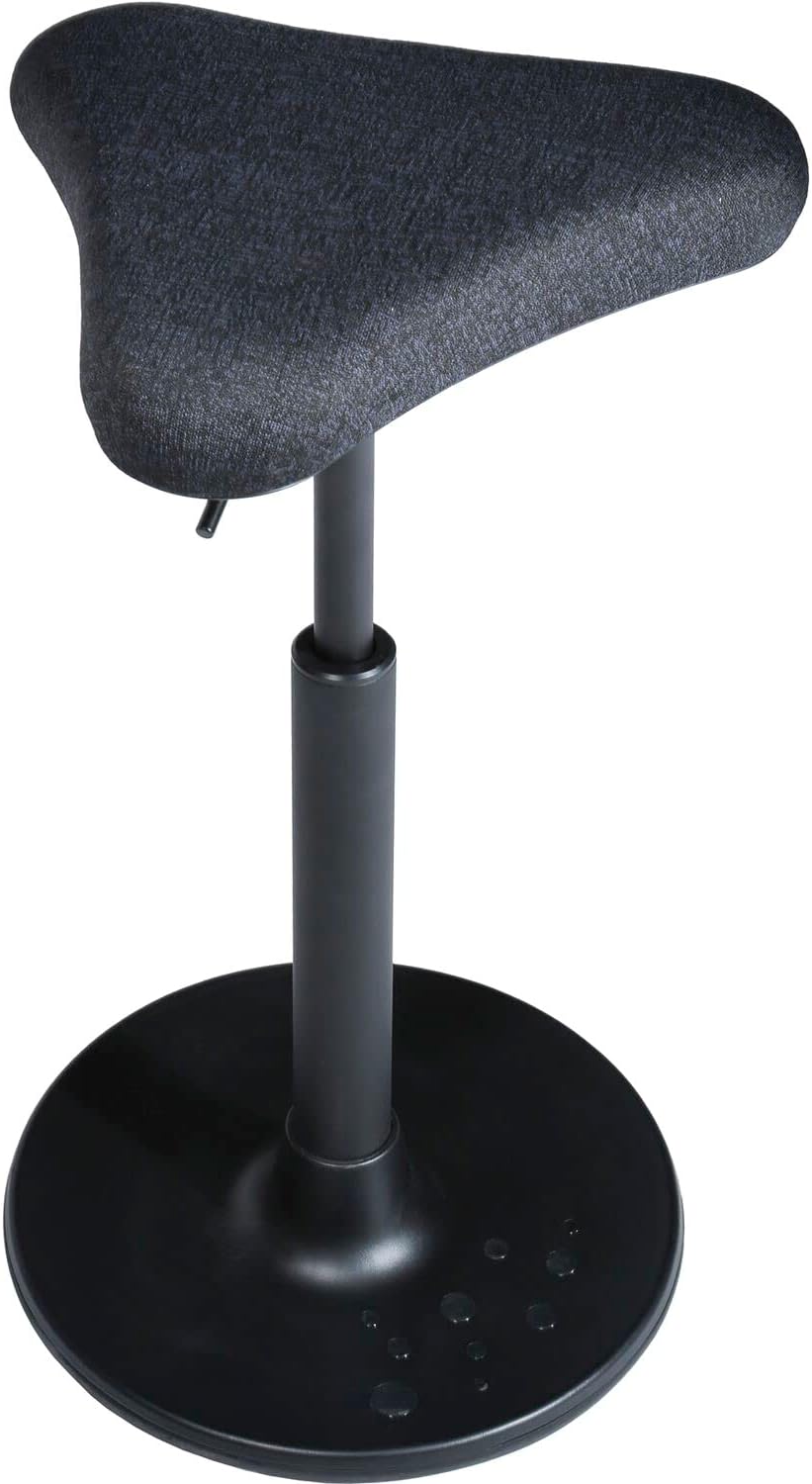 Topstar Sitness H1, Arbeitshocker, Stehhilfe, Drehhocker, höhenverstellbar, Stoffbezug Polyester, sc
