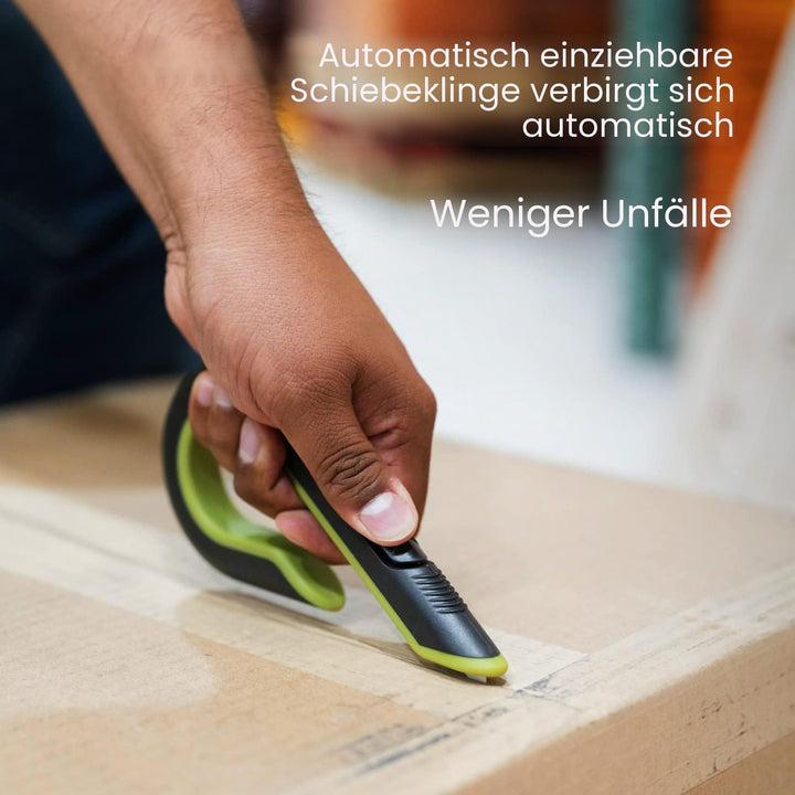 Slice 10503 | Sicherheits-Kartonmesser mit automatischem Klingenrückzug| Keramik-Sicherheitsklinge,
