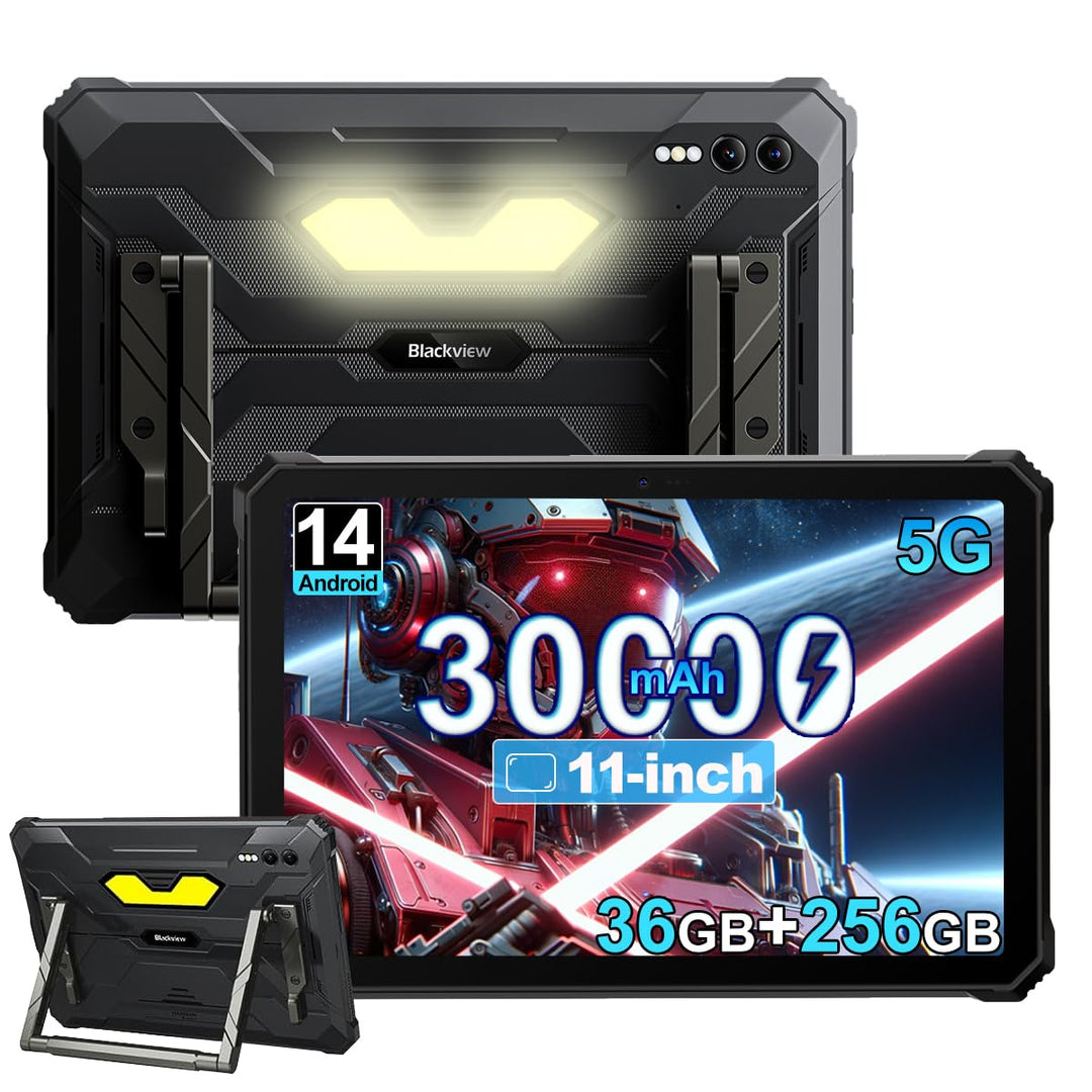 BLACKVIEW Active 10 PRO (Tablette Robuste 5G - 10.95'' - 12/256GB - 30000mAh) Black