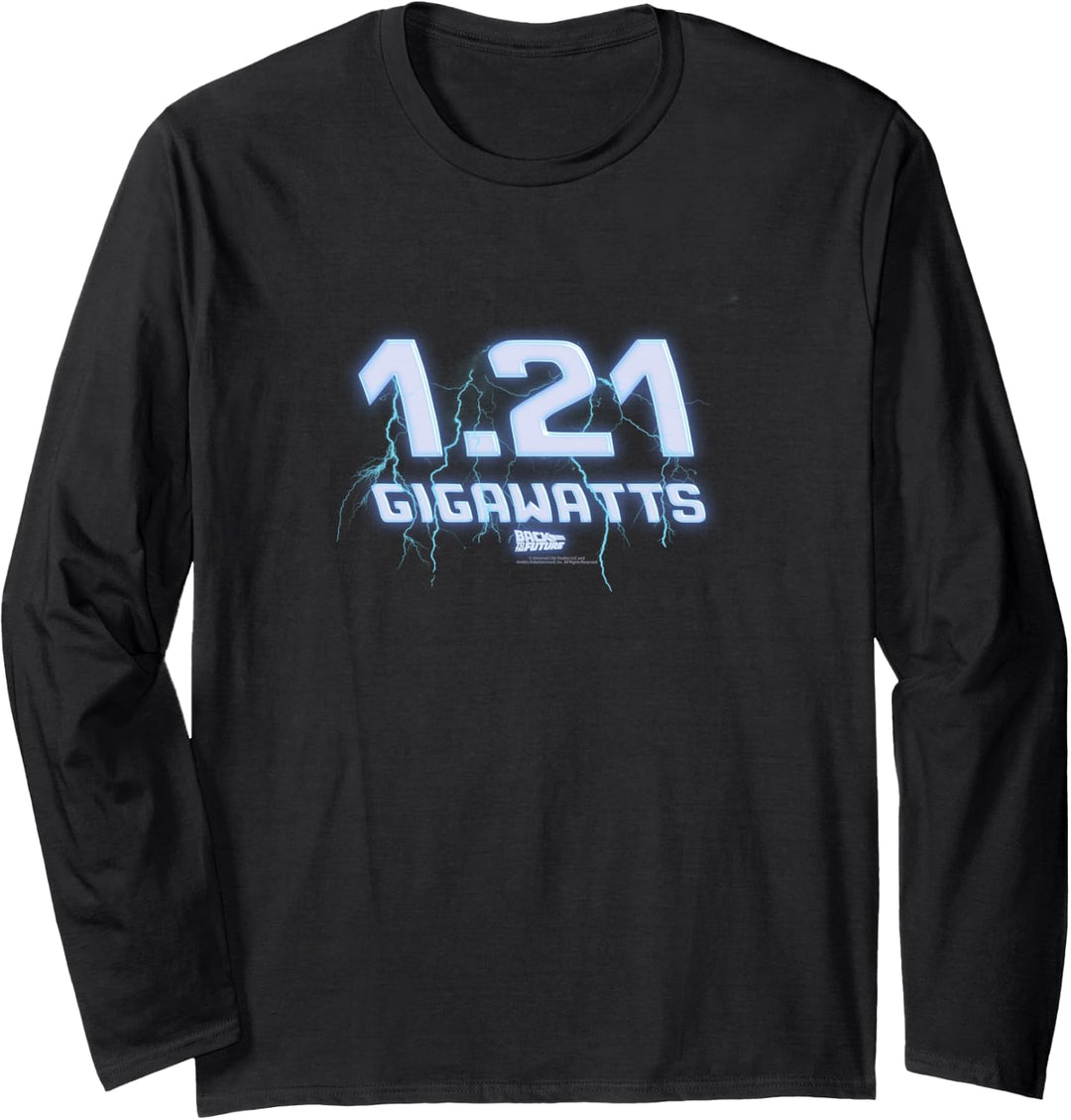 Back To The Future 1.21 Gigawatts Langarmshirt