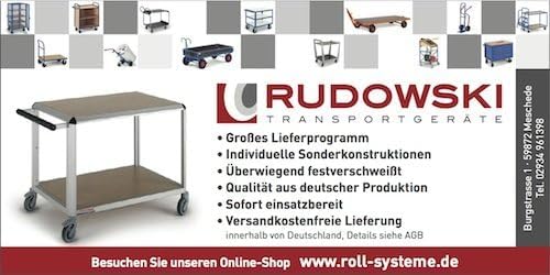 Dörner + Helmer Transportroller Atlas Pro (Tragkraft 400 kg, Auflagefläche 590x490 mm, Transporthilf