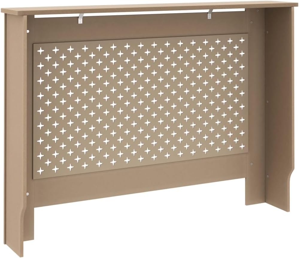 puraday Wohnzimmer Heizkörperabdeckung 112×19×81,5 cm MDF Heizkörper Abdeckung Verkleidung Heizkörpe