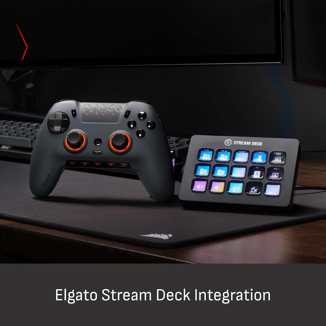 Scuf ENVISION PRO V2 (2025) Kabelloser Gaming-Controller nur für den PC – Anti-Drift-Daumenstifte –