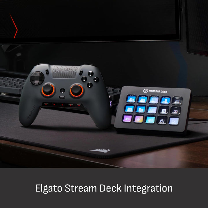Scuf ENVISION PRO V2 (2025) Kabelloser Gaming-Controller nur für den PC – Anti-Drift-Daumenstifte –