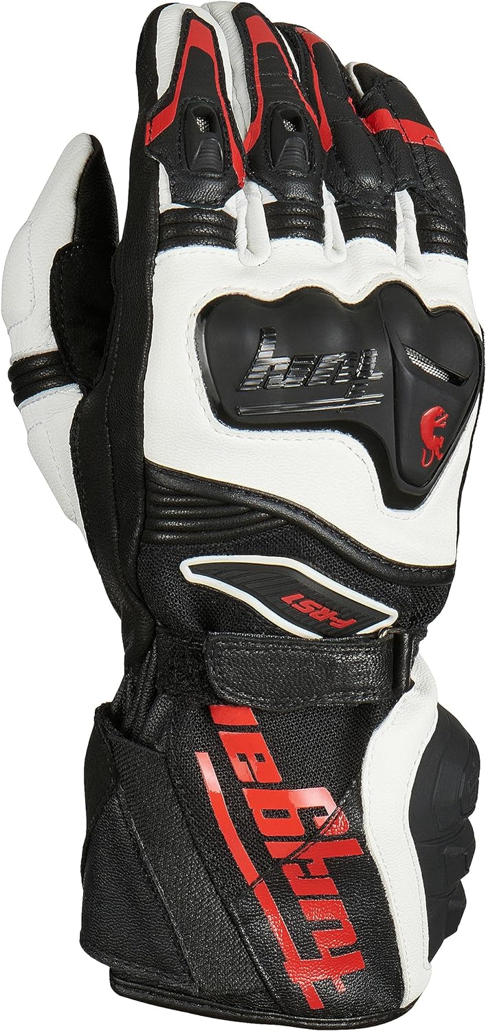 Furygan Men's F-rs1 MOTORRADHANDSCHUHE 3XL EU noir/rouge/blanc, 3XL EU noir/rouge/blanc