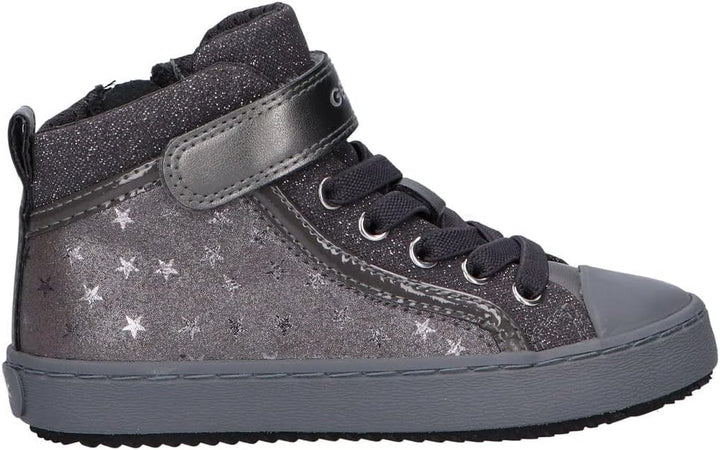 Geox Mädchen J Kalispera Girl I Sneakers 33 EU Grau, 33 EU Grau