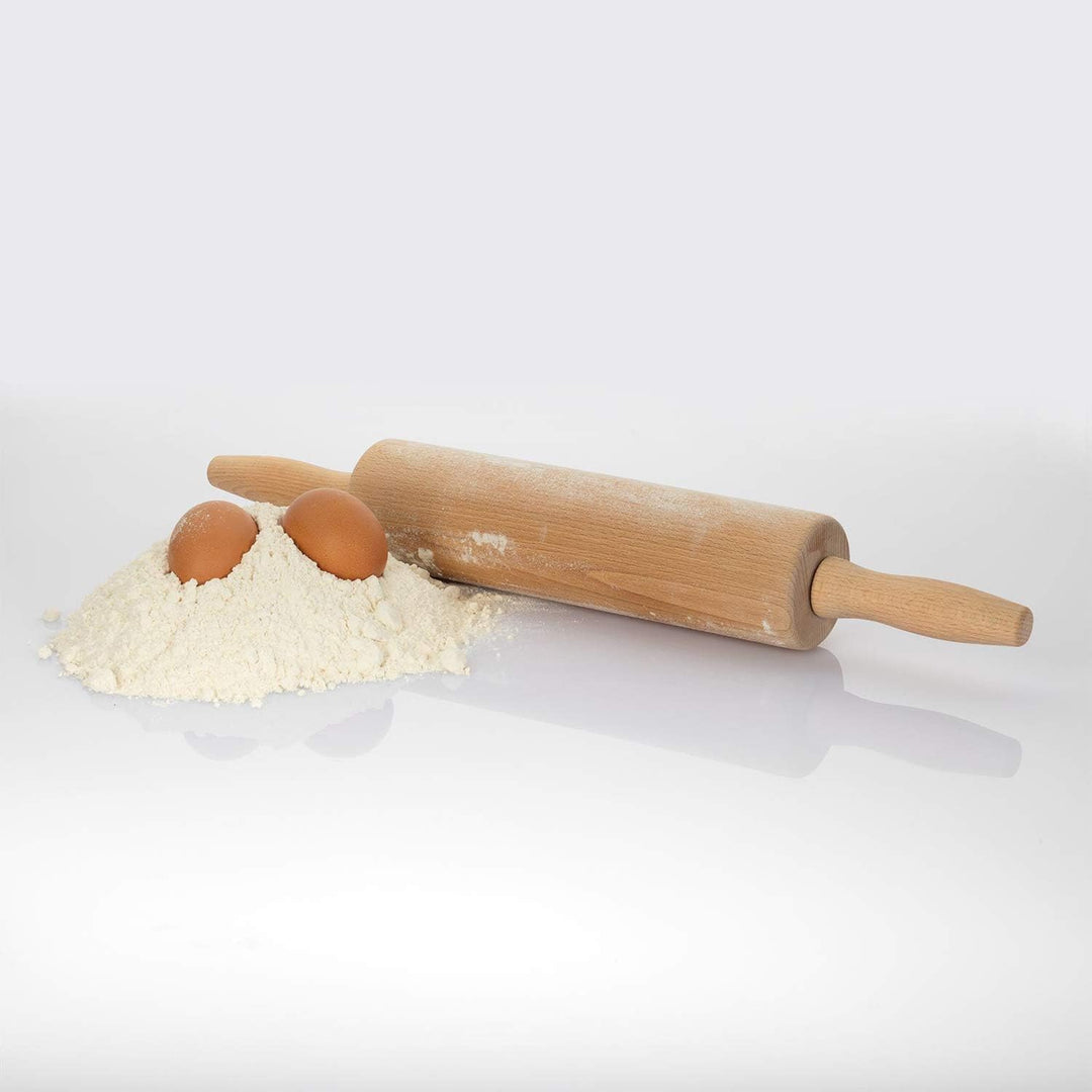 Westmark Teig-/Backrolle/Nudelholz, aus Buchenholz, Länge: 46 cm, Holz, Woody, Hellbraun, 30012270,