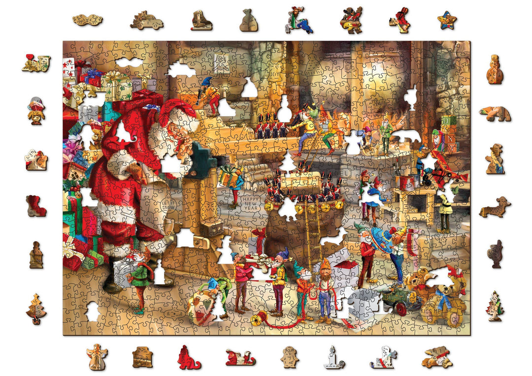 WOODEN.CITY XM 750-0049-XL Puzzle, blau/lila
