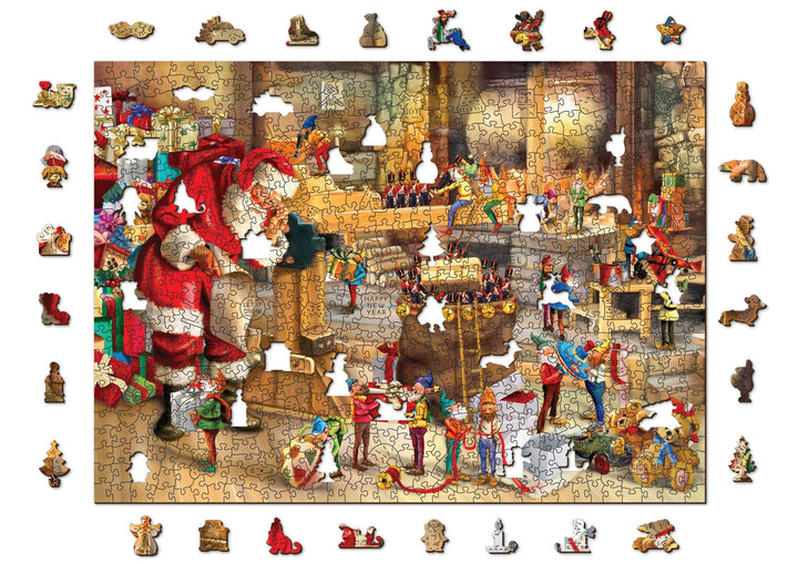 WOODEN.CITY XM 750-0049-XL Puzzle, blau/lila