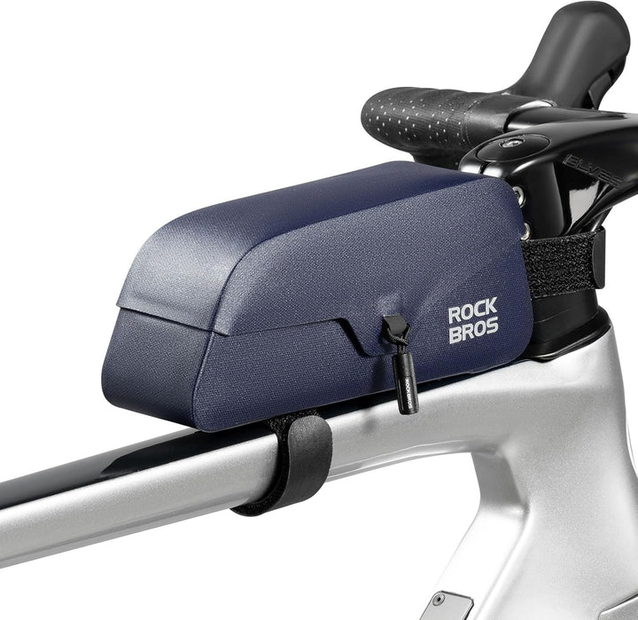 ROCKBROS Fahrrad Oberrohrtasche 100% Wasserdicht mit magnetischem Deckel Fahrradrahmentasche Dreieck