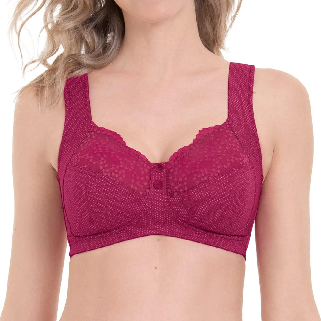 Anita - Orely - Damen - Entlastungs BH ohne Bügel - für grosse Cups 85F Cherry Red, 85F Cherry Red