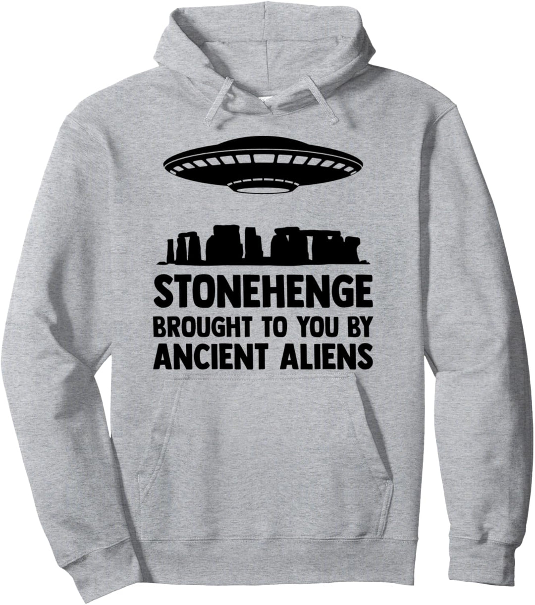 Stonehenge alte Ausländer-Verschwörungstheorie-UFO-Geschenk Pullover Hoodie