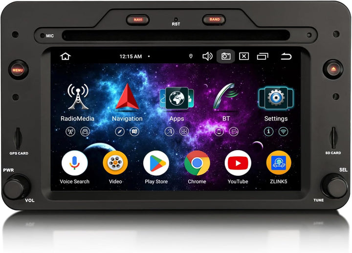 Erisin 8-Kern Android 14 DAB+ Autoradio 4GB RAM+64GB ROM Navigation Für Alfa Romeo 159 Spider Brera