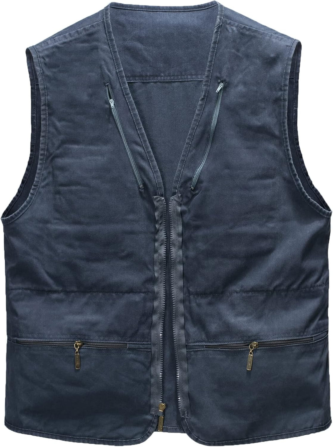 Oralidera Herren Outdoor Weste Freizeit Jacke Leicht Safari Weste mit Reissverschluss Jagd und Angle