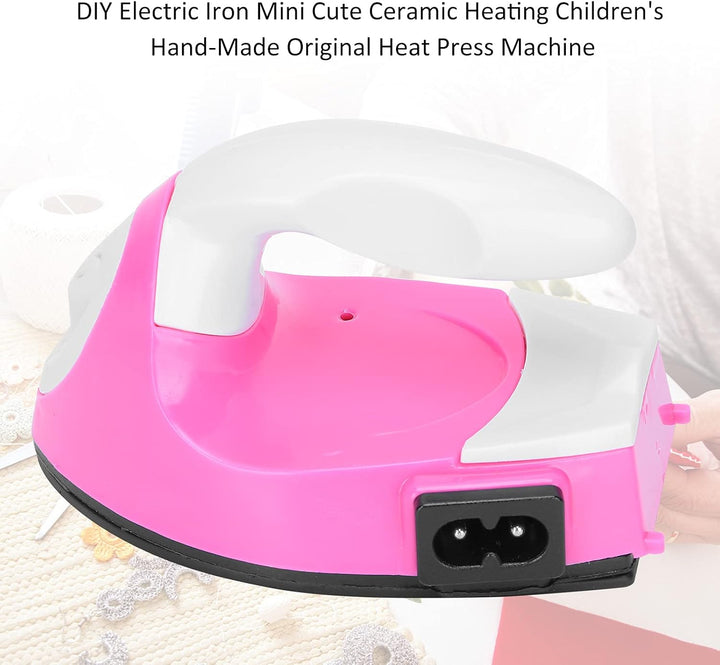 Mini Elektrisches Bügeleisen, Handgemachte Transferpresse Maschine DIY Craft Eisen Keramikheizung Re