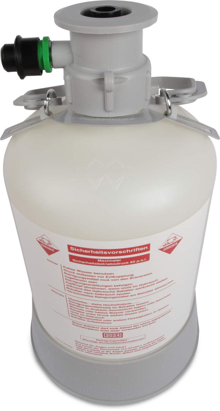 Reinigungsbehälter 5l mit Typ M Fitting z.B. für Veltins