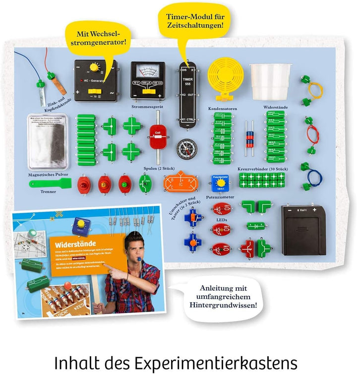 Kosmos 620820 Der grosse Elektro-Workshop, Erforsche Gleichstrom und Wechselstrom, über 130 Experime