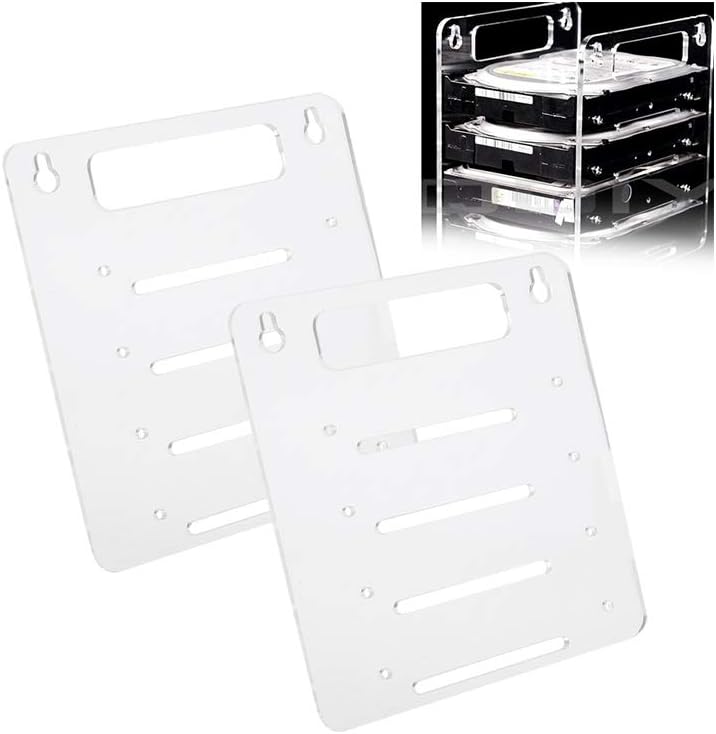 HDD-Rack, Leichter Festplattenkäfig, 4-lagig für Office-Desktop-Computer Festplattenlaufwerk Home