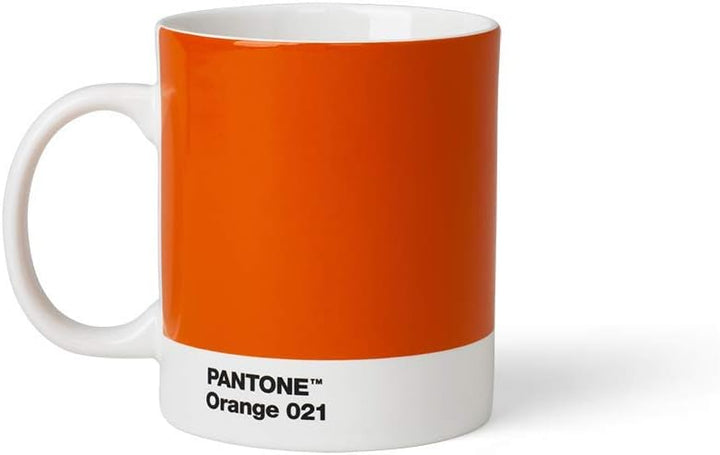 Pantone Porzellan Becher 6er-Set, 6 Kaffeetassen à 375 ml, coffee, mit Henkel, spülmaschinenfest, kl