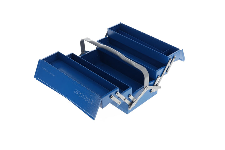 GEDORE 1265 L Werkzeugkasten, leer, 5 Fächer, 210x420x225 mm, 1 Stück 210 x 420 x 225 mm, 210 x 420