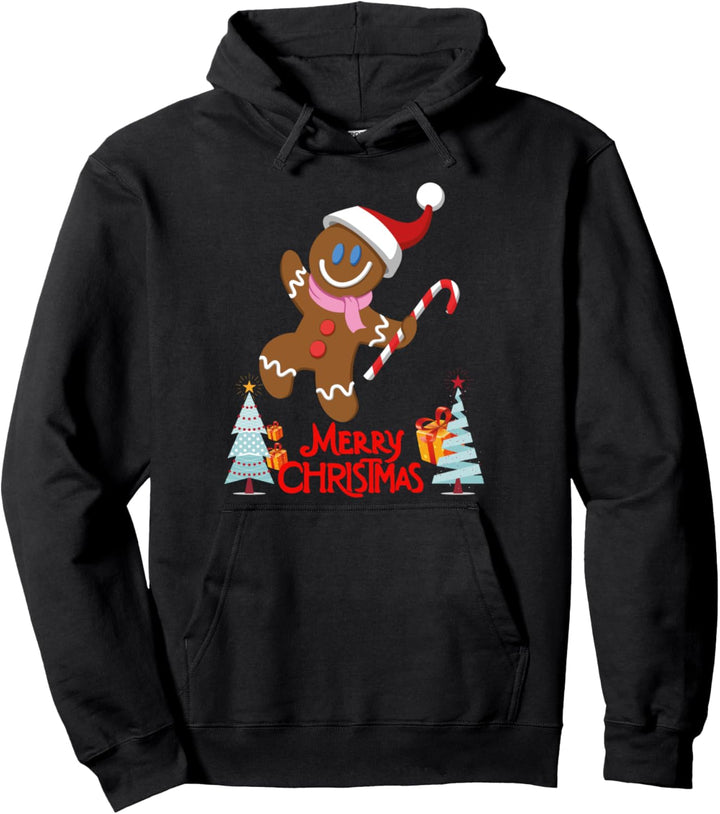 Weihnachtsoutfit Lebkuchen Lebkuchenmann Lebkuchenmännchen Pullover Hoodie
