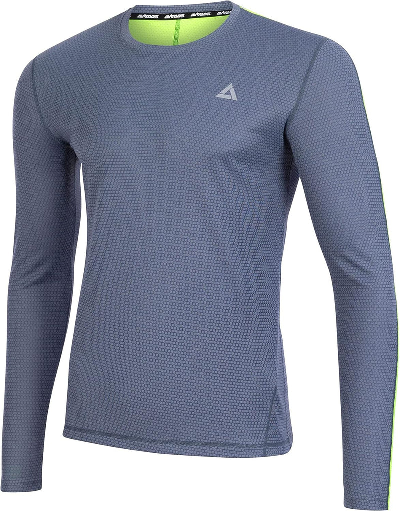 Airtracks Funktions Laufshirt Langarm Pro Line - Running T-Shirt - Funktionsshirt - Atmungsaktiv - S