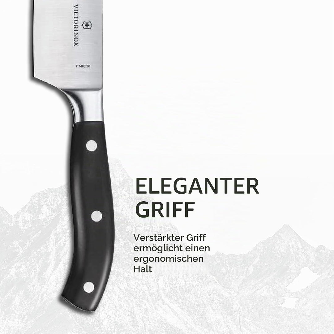 Victorinox Grand Maître, Profi Koch-Set, 3-teilig, gerader Schliff, Extra Scharf, Robuster Kunststof