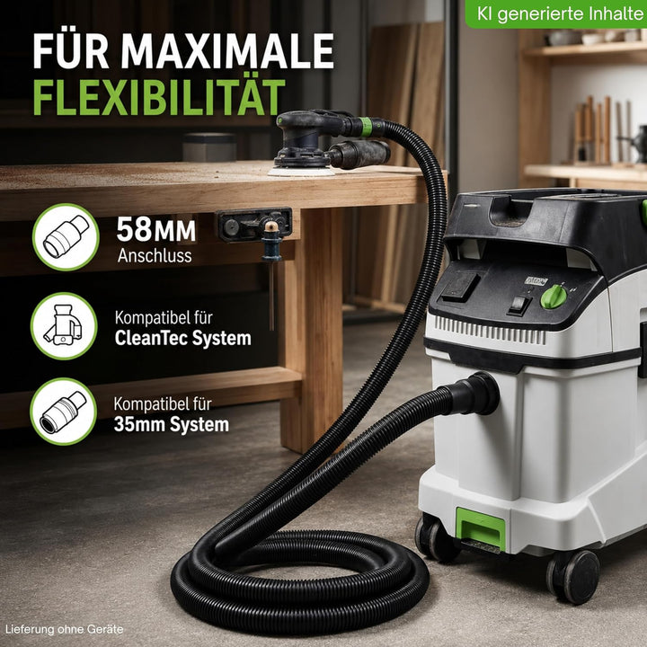 2,5m Staubsaugerschlauch passend für Festool Cleantec D27/32 Staubsauger