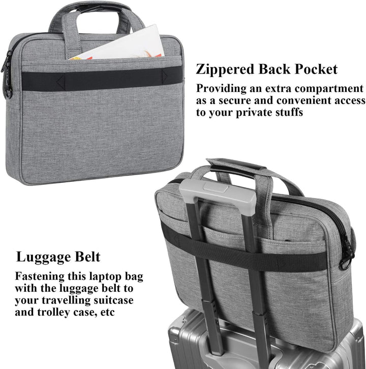 Taygeer Laptoptasche 15.6 Zoll, Wasserdicht Aktentasche Notebooktasche Laptop Umhängetasche Computer