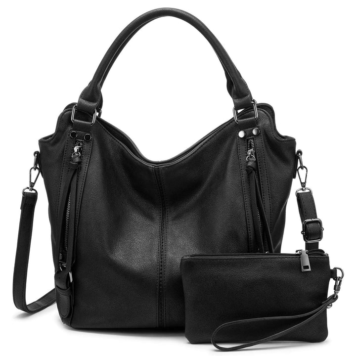 Realer Damen Handtaschen Mittel Shopper Lederhandtasche Schultertasche Umhängetasche Geldbörse Hobo