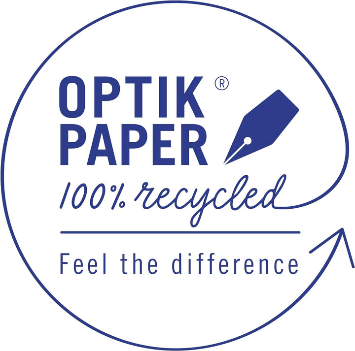 Oxford Spiral-Notizbuch 9x14cm kariert, 180 Seiten, My Rec'Up, aus recycelten Papp-Bechern, 6 Farben