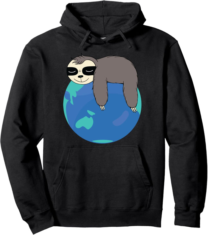Faultier Erde Lustige niedliche faule Faultier Erde Day Pullover Hoodie