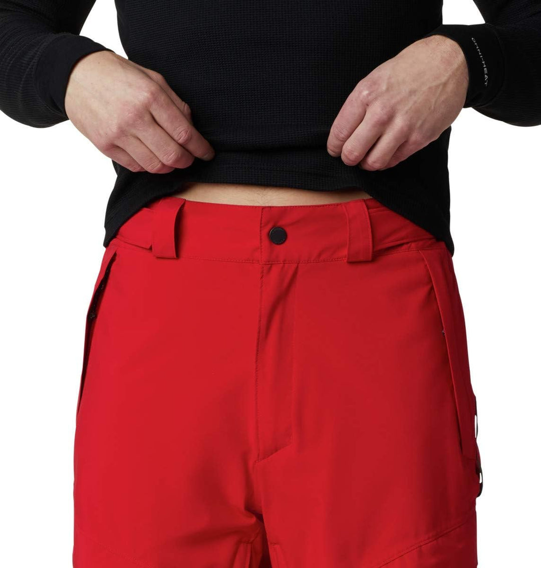 Columbia Mens Powder Stash Pant Berg Red S, Berg Red S