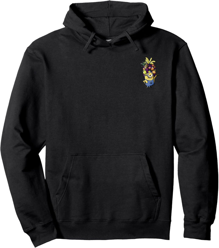 Despicable Me Minions Stuart Hat O Fruit Pocket Design Pullover Hoodie