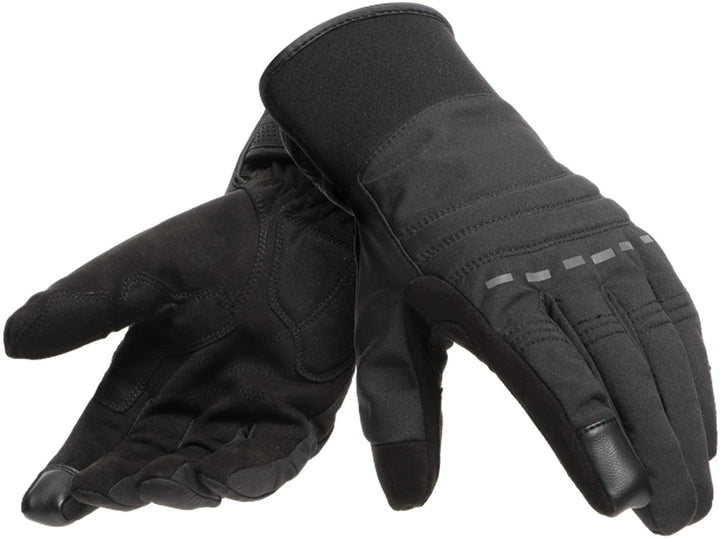 Dainese Stafford D-Dry Gloves, Motorradhandschuhe Sommer Wasserdicht, Herren, Schwarz/Anthrazit, XL