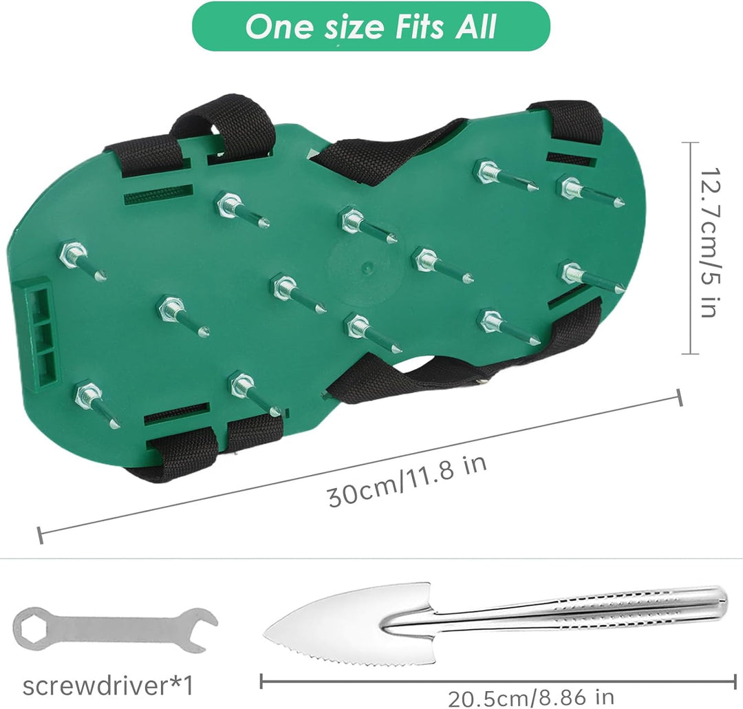 Rasenlüfter-Schuhe – Nagelschuhe Rasenlüfter für effektives Rasen Belüften, Aerifizierer für Rasen m