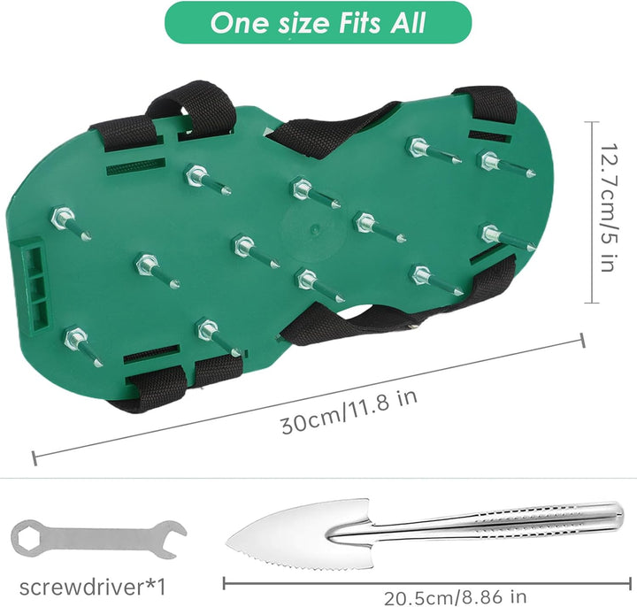 Rasenlüfter-Schuhe – Nagelschuhe Rasenlüfter für effektives Rasen Belüften, Aerifizierer für Rasen m
