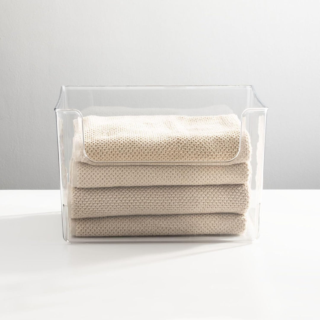 mDesign Aufbewahrungsbox für das Badezimmer – Bad Organizer aus Kunststoff – praktische Badablage fü