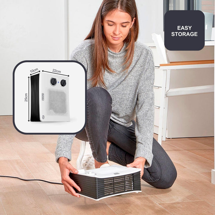 BLACK+DECKER Heizlüfter | BXSH2001E | 2000W | 2 Wärmeleistungen | Belüftungsfunktion | Regulierbares