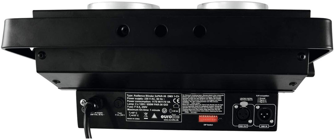 EUROLITE Audience Blinder 2xPAR-36 DMX schwarz | Hochwertige Stage-Version