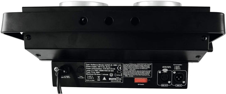 EUROLITE Audience Blinder 2xPAR-36 DMX schwarz | Hochwertige Stage-Version
