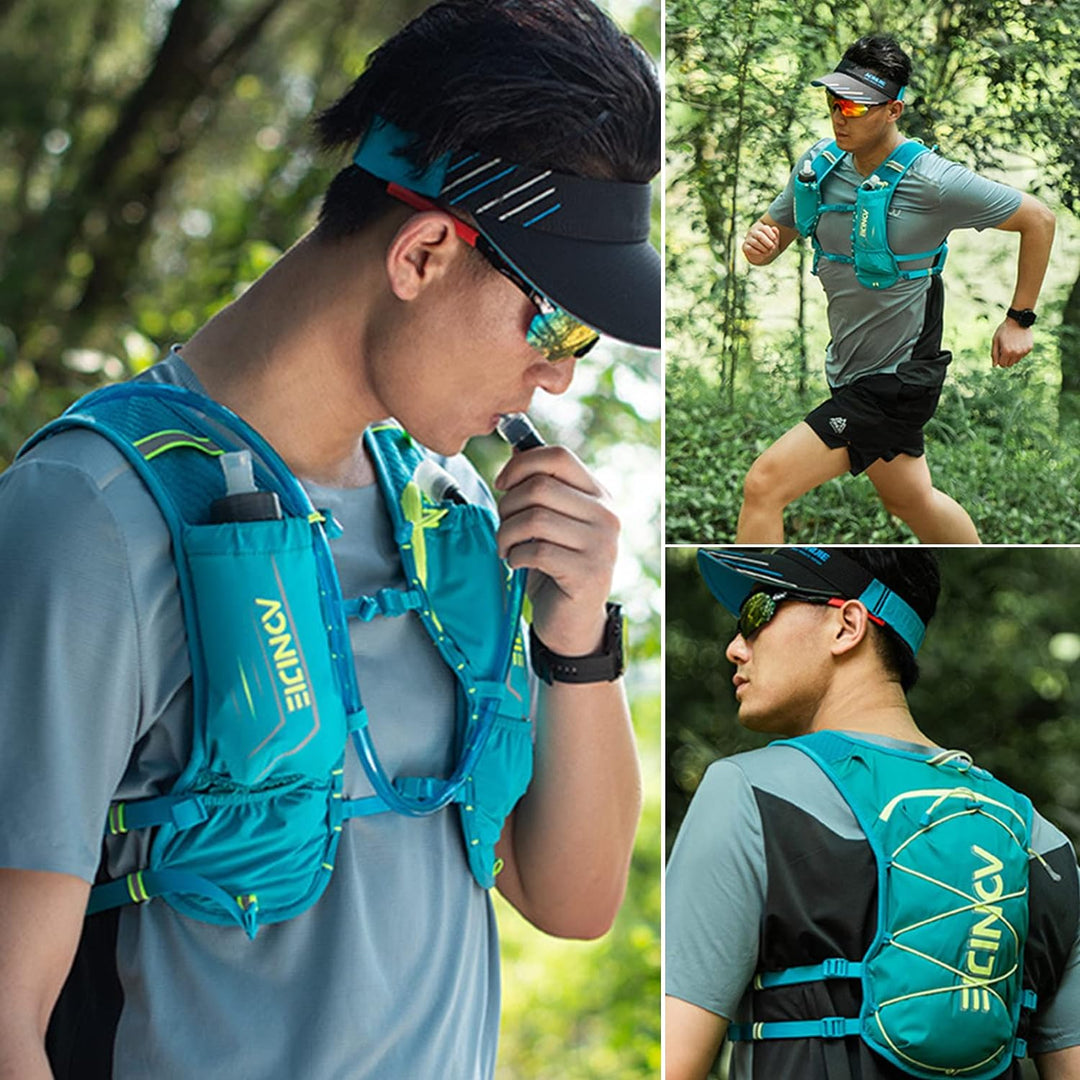 Trinkrucksack, Geila Running Trinkweste, Marathon Trail Running Rucksack, Atmungsaktiver Rucksack Ou