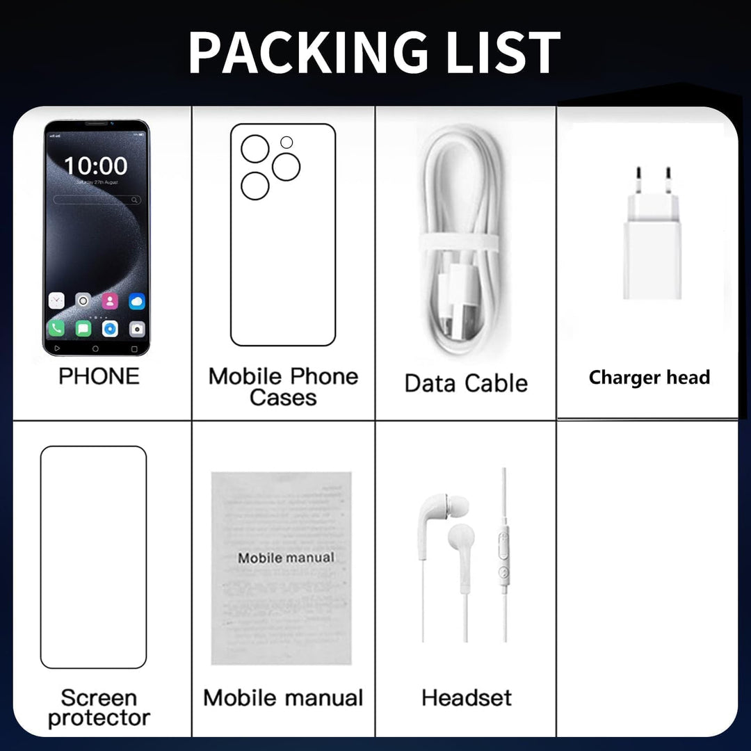 Cheap Mobile Phone, Android OS with 5.0 Inch IPS Display, Dual SIM, Dual Cameras, 16GB ROM (Expandab
